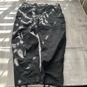 Propper Tactical Ripstop Cargo Pants Size 2XL Black Canvas Stretch Y2K
